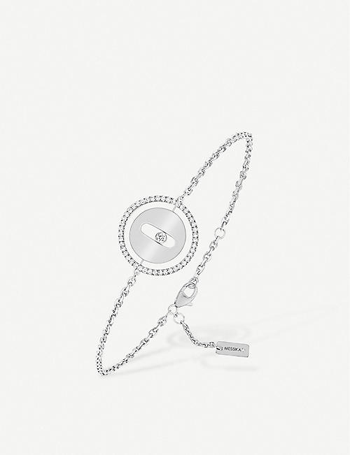 MESSIKA: Lucky Move 18ct white-gold and diamond bracelet
