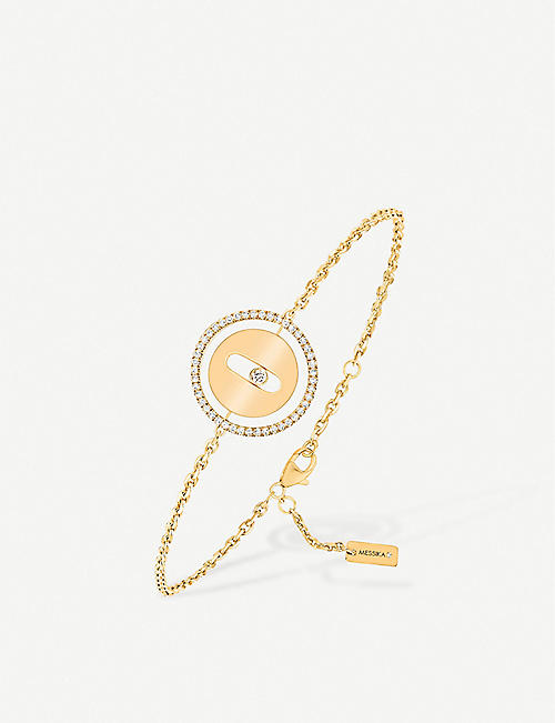 MESSIKA: Lucky Move 18ct yellow-gold and diamond bracelet