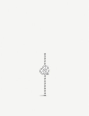 MESSIKA: Joy 18ct white-gold and pavé diamond earring