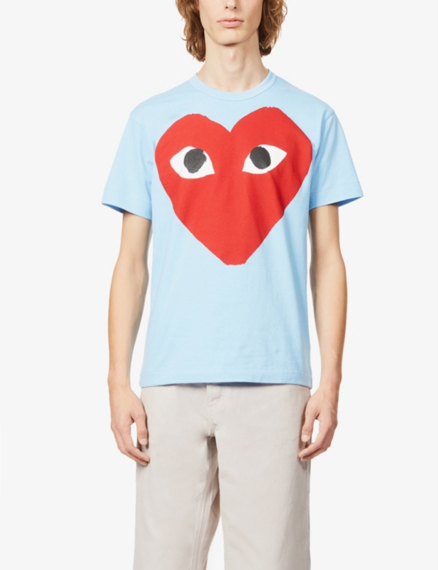 Big Heart cotton-jersey T-shirt