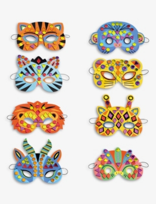 DJECO: Jungle animal mask set of 6