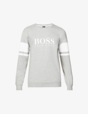 grey boss jumper