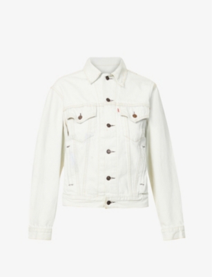 levis beige denim jacket