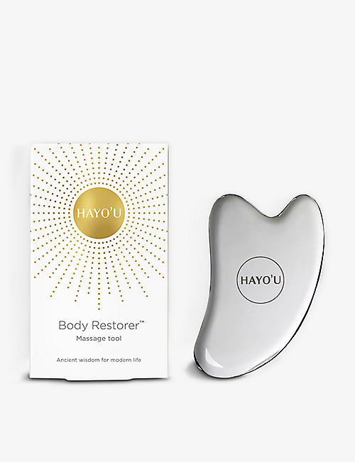 HAYO'U: Body Restorer&trade; gua sha stainless steel massage tool