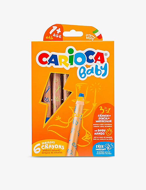 CARIOCA: Baby 3-in-1 Crayons set of six