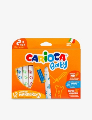 Carioca Jumbo Valorous Markers Baby Super Washable 12 PCS