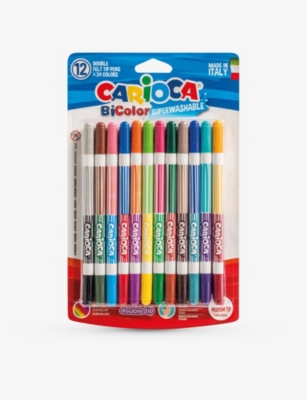 CARIOCA - Baby teddy-shaped wax crayons pack of six