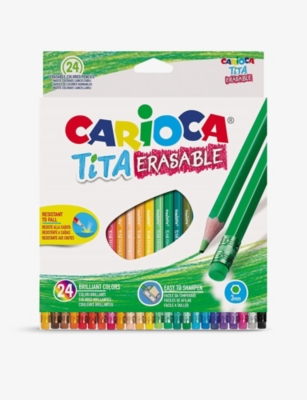 CARIOCA - TITA Erasable coloured pencils set of 24