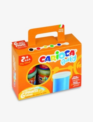 Carioca Baby Finger Paints, Juego de Pintura para niños, Kit de Pintura  Lavable, Apto para Niños a Partir de 24 Meses, Pinturas para Dedos, Colores  Surtidos, 6 Témperas de 80ml : : Moda