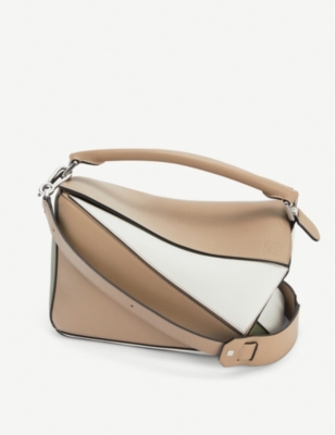 loewe puzzle leather shoulder bag