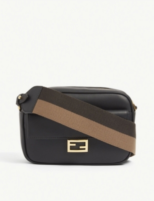 fendi black camera bag