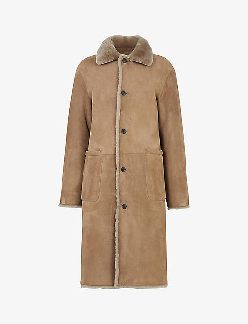 ALLSAINTS: Serra reversible shearling coat