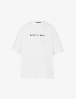 BALENCIAGA - Copywrite cotton-jersey T 