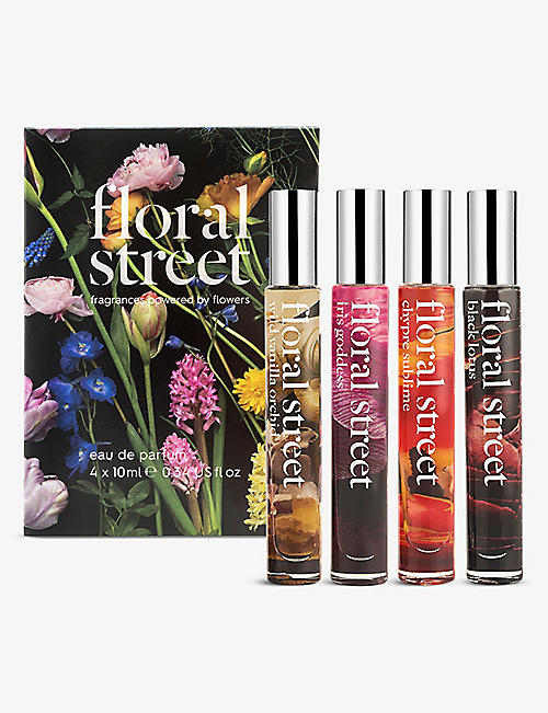 FLORAL STREET：Dark Collection 香水套装 4 x 10 毫升