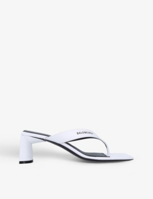 backless heeled mules