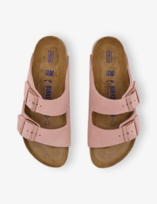 BIRKENSTOCK: Arizona Two-Strap Suede Sandals