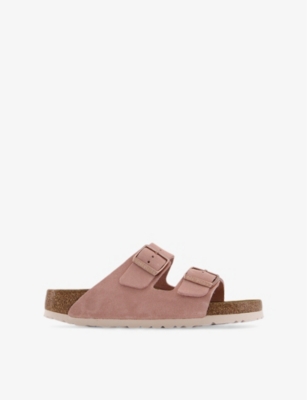 BIRKENSTOCK: Arizona Two-Strap Suede Sandals