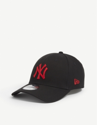 New Era Mens Blk New York Yankees 9forty Cotton Cap