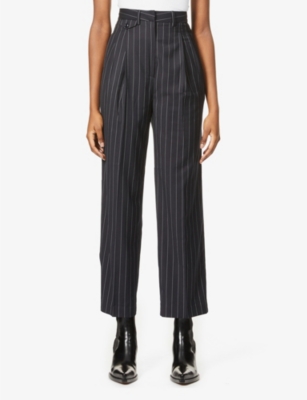 Jess Wide Pants - White Stripe – Frankie Shop Europe