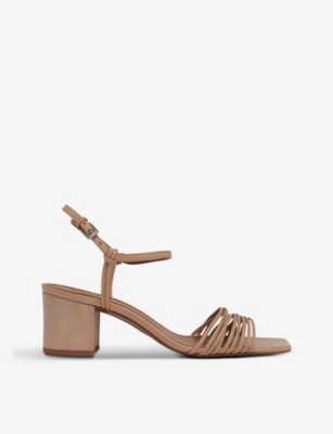 WHISTLES HANA LEATHER HEELED SANDALS