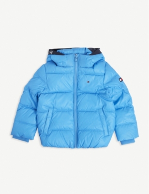 tommy hilfiger down jacket blue