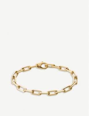 CARTIER: Santos De Cartier 18ct yellow-gold bracelet