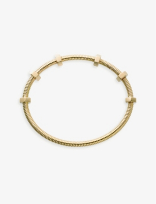 CARTIER: Écrou de Cartier 18ct yellow-gold bracelet