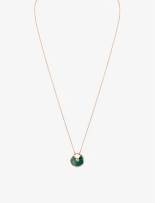 cartier malachite necklace