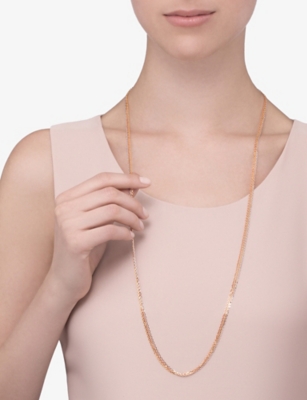 CARTIER: Trinity yellow-gold triple chain necklace