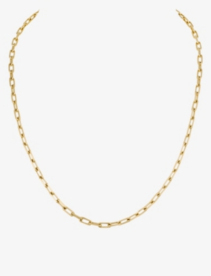 Cartier Womens Yellow Gold Santos De 18ct Yellow-gold Chain Necklace