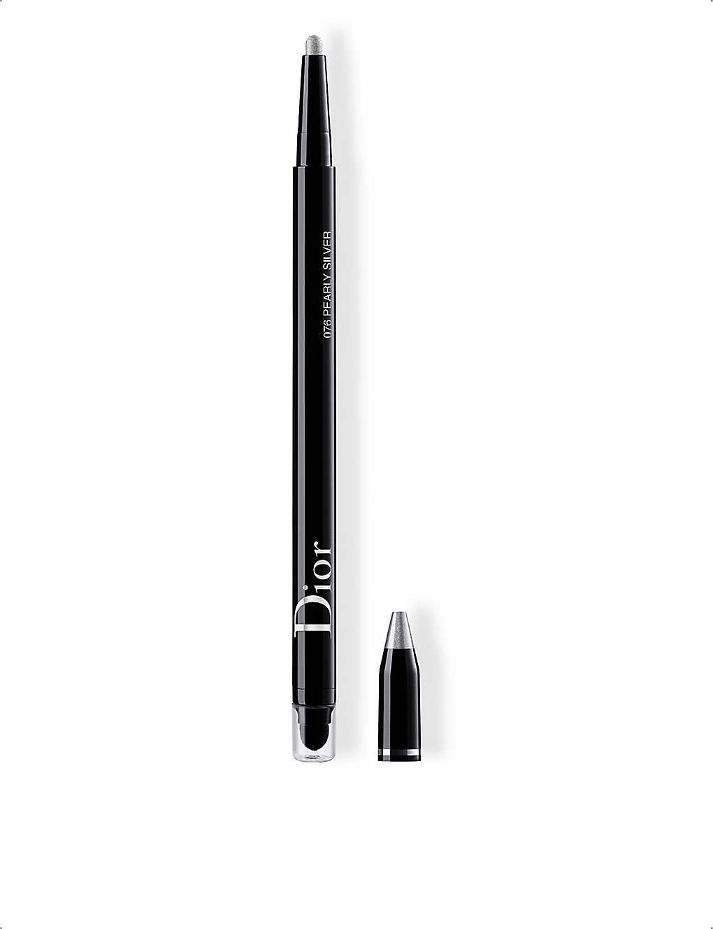 Dior Show 24h Stylo Waterproof Eyeliner 0.2g In 076 Pearly Silver