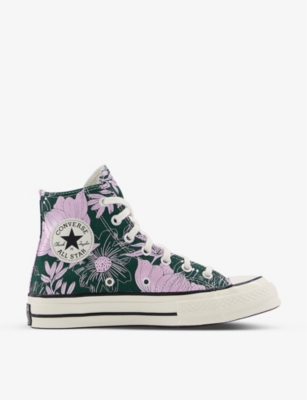 floral converse high tops