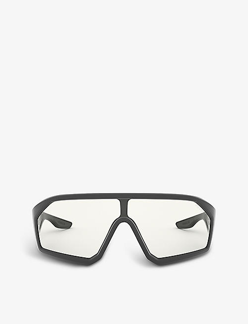 PRADA LINEA ROSSA: PS 03VS rectangle-frame acetate glasses