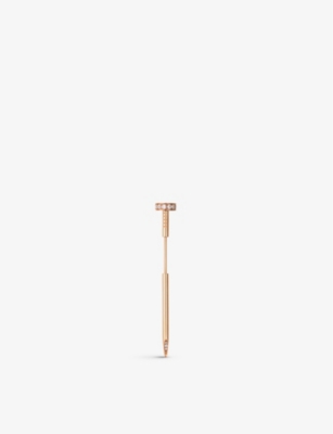 CARTIER Juste Un Clou 18ct rose gold and diamond tie pin