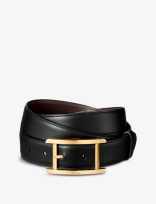 Tank de Cartier reversible leather belt 