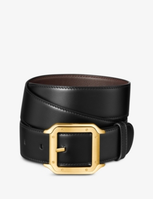 CARTIER - Santos leather belt 
