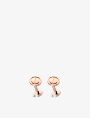 Cartier Mens Rose Gold Love 18ct Rose-gold Cufflinks