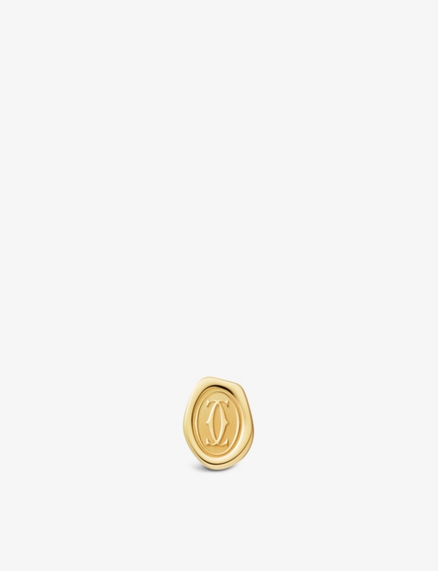 Wax Seal 18ct yellow-gold cufflinks