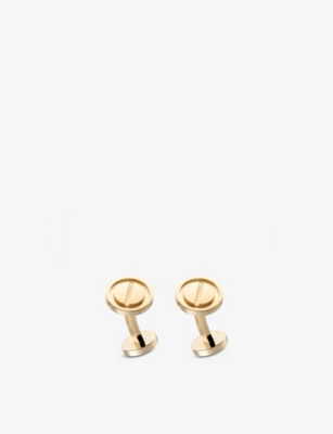 18ct gold cufflinks | Selfridges 