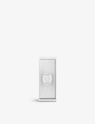 Cartier C De  Décor Stainless Steel Money Clip