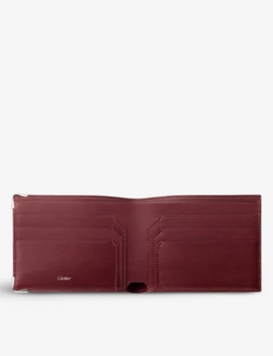 Cartier Must De  Six-credit Card Calfskin Wallet In Black