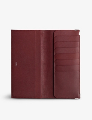 CARTIER: Must de Cartier calfskin gusseted international wallet