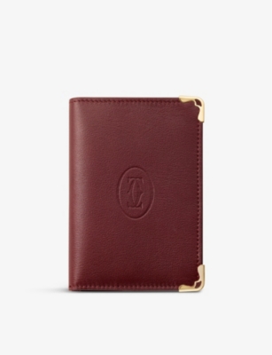 Cartier Burgundy Must De Calfskin Wallet