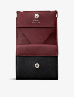 CARTIER: Must de Cartier calfskin square coin purse