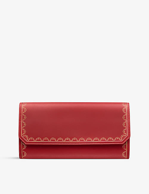 CARTIER: Guirlande de Cartier leather wallet