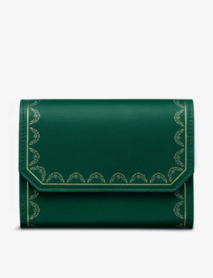 cartier wallet green
