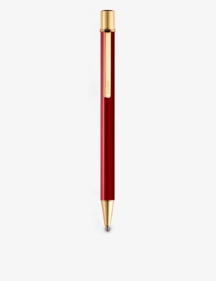 Cartier Santos De Cartier Stainless Steel Ballpoint Pen Selfridges Com