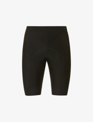 black jersey cycling shorts