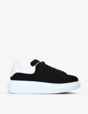 alexander mcqueen trainers black suede