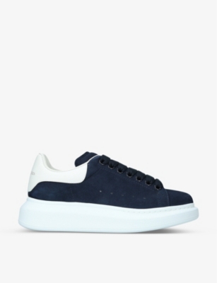 suede alexander mcqueen trainers